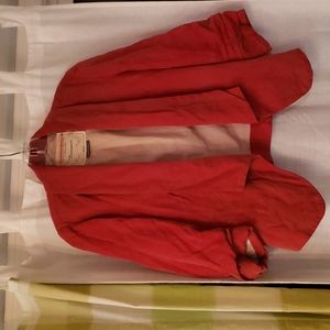 Anthropologie Cartonnier burnt orange blazer